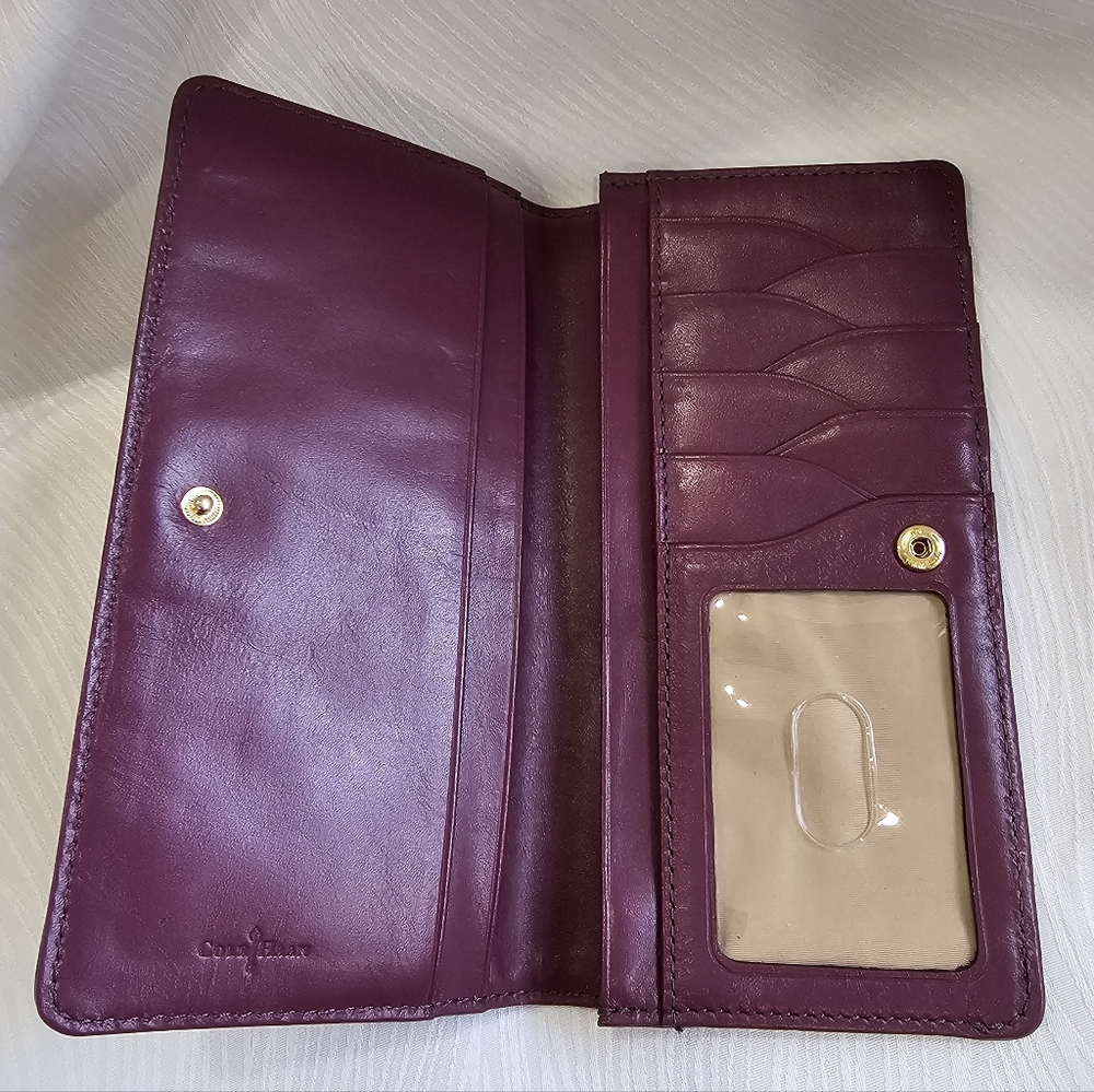 Cole Haan Purple Leather Wallet - Picture 6 of 7